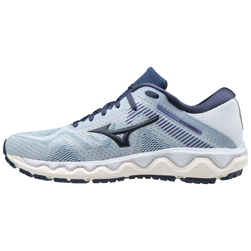 Damske Bezecke Topanky Mizuno Wave Horizon 4 Modre/Indigo Vypredaj MALD53428